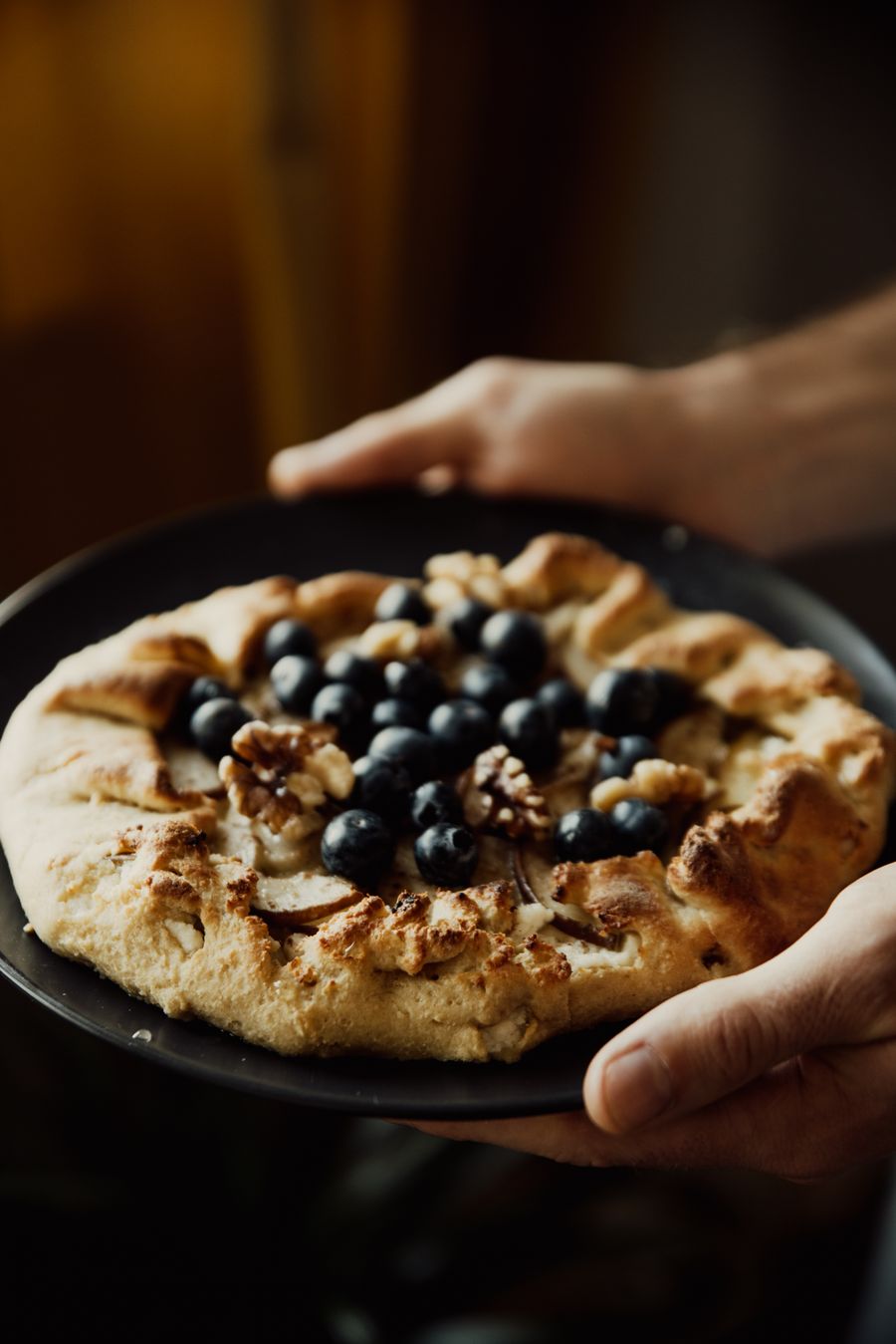 Warm flaky Crown Jewel Pie